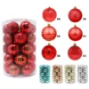 34pcs Red Christmas Ball Ornaments -Christmas Decorations Store 34Pcs Christmas Ball Ornaments Red 2 1 600x600 1
