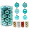 34pcs Teal Christmas Ball Ornaments -Christmas Decorations Store 34pcs Teal Christmas Ball Ornaments 2 600x600 1