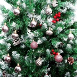36pcs Rose Gold Christmas Ball Ornaments 1.57in -Christmas Decorations Store 36Pcs Rosegold Christmas Ball Ornaments 1 3 结果 600x600 1