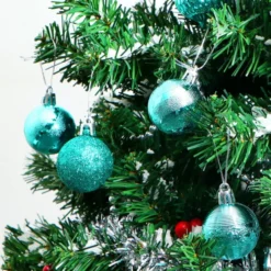 36Pcs Teal Christmas Ball Ornaments 1.57in -Christmas Decorations Store 36Pcs Teal Christmas Ball Ornaments 1 2 结果 600x600 1