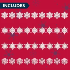 36pcs White Glitter Snowflake Christmas Ornaments -Christmas Decorations Store 36Pcs White Snowflake Ornaments Christmas 1 600x600 1