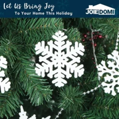 36pcs White Glitter Snowflake Christmas Ornaments -Christmas Decorations Store 36Pcs White Snowflake Ornaments Christmas 2 600x600 1