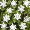 36pcs White Glitter Snowflake Christmas Ornaments -Christmas Decorations Store 36Pcs White Snowflake Ornaments Christmas 5 600x600 1