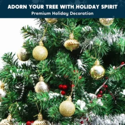 36pcs Gold Christmas Ball Ornaments 1.57in -Christmas Decorations Store 36pcs Gold Christmas Ball Ornaments 1 3 600x600 1