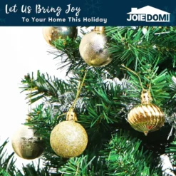 36pcs Gold Christmas Ball Ornaments 1.57in -Christmas Decorations Store 36pcs Gold Christmas Ball Ornaments 1 7 600x600 1