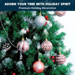 36pcs Rose Gold And Silver Christmas Ball Ornaments -Christmas Decorations Store 36pcs Rose Gold and Silver Christmas Ball Ornaments 4 结果 1 600x600 1