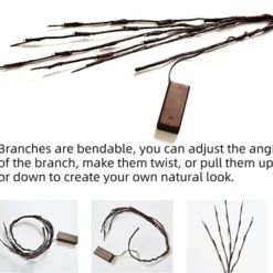 3Pcs Branch Lights, Warm White 29in -Christmas Decorations Store 3Pcs 20 LED Branch Lights Warm White 2 600x564 1