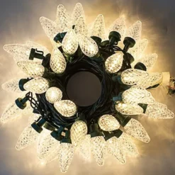 3x25 LED Warm White C9 Led Christmas String Lights -Christmas Decorations Store 3Pcs 25 LED Count Christmas String Lights 16 3 600x600 1