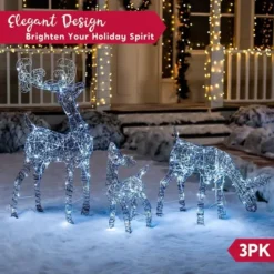 3Pcs Christmas Synthetic Rattan Reindeer Buck, Doe, Fawn -Christmas Decorations Store 3Pcs Christmas Synthetic Rattan Reindeer Buck Doe Fawn 4 600x600 1