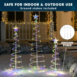 3Pcs Lighted Spiral Christmas Tree Set LED Warm White -Christmas Decorations Store 3Pcs Lighted Spiral Christmas Tree Set LED Warm White 2 result 600x600 1