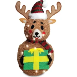 3ft 100 LED Collapsible Reindeer Yard Light -Christmas Decorations Store 3ft 100 LED Collapsible Reindeer Yard Light 结果 600x600 1
