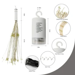 4pcs 120-Count LED Warm White Icicle Lights 11 4pcs 120-Count LED Warm White Icicle Lights -Christmas Decorations Store 4 Pack 120 LED Hanging Fairy Lights Warm White 4 result 600x600 1