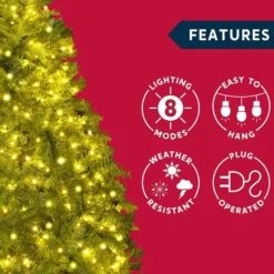 400 LED Christmas Tree String Light With Ring 8.5ft (Warm White) 8 400 LED Christmas Tree String Light With Ring 8.5ft (Warm White) -Christmas Decorations Store 400 LED Christmas Tree String Light with Ring 8.5ft Warm White 4 600x600 1