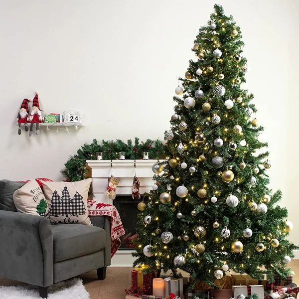 400 LED Christmas Tree String Light With Ring 8.5ft (Warm White) 7 400 LED Christmas Tree String Light With Ring 8.5ft (Warm White) - Image 5