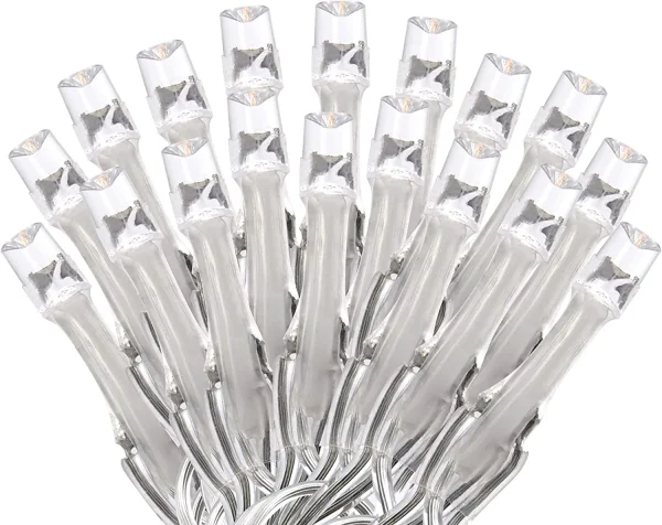 400 LED Warm White Led String Lights Clear Wire 140.7ft 7 400 LED Warm White Led String Lights Clear Wire 140.7ft - Image 5