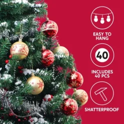 40pcs Red And Gold Christmas Ball Ornaments 9 40pcs Red And Gold Christmas Ball Ornaments -Christmas Decorations Store 40pcs Red and Gold Christmas Ball Ornaments 5 600x600 1