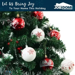 40pcs Red And White Christmas Ball Ornaments 12 40pcs Red And White Christmas Ball Ornaments -Christmas Decorations Store 40pcs Red and White Christmas Ball Ornaments 7 600x600 1