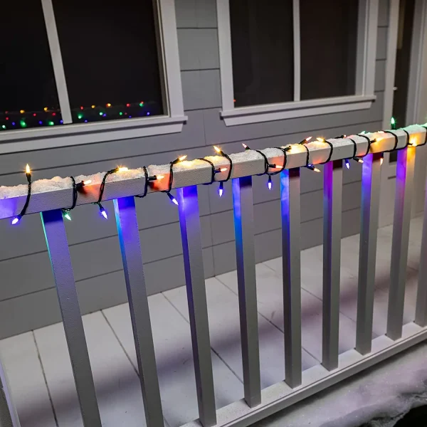 2x100 Multicolor Christmas Green Wire String Lights 21.3ft 8 2x100 Multicolor Christmas Green Wire String Lights 21.3ft - Image 6