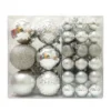 46Pcs Assorted Size Silver Christmas Ball Ornaments -Christmas Decorations Store 46ct Assorted Size Silver Christmas Ball Ornaments 1 result 600x600 1