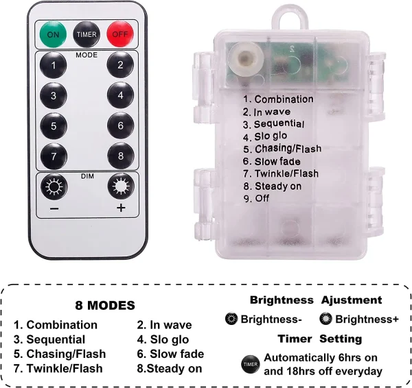 120 LED Rope Light With Remote Control 46ft 8 120 LED Rope Light With Remote Control 46ft - Image 6