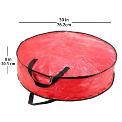 Christmas Tree Bag 48in And Wreath Storage Bag 30in -Christmas Decorations Store 48 Christmas Tree and 30 Wreath Storage Red 3 600x600 1