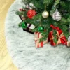 Faux Fur Christmas Tree Skirt Grey 48in 2 Faux Fur Christmas Tree Skirt Grey 48in -Christmas Decorations Store 48 Inch Faux Grey Christmas Tree Skirt 1 result 600x600 1