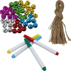 48pcs Wooden Christmas Ornaments Craft Kit -Christmas Decorations Store 48 Piece Wooden Christmas Ornaments DIY Craft Kit 4 result 600x593 1