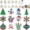 48pcs Wooden Christmas Ornaments Craft Kit 2 48pcs Wooden Christmas Ornaments Craft Kit -Christmas Decorations Store 48Pcs Wooden Christmas Ornaments DIY Craft Kit 2 600x600 1