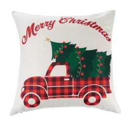 4Pcs Christmas Farmhouse Buffalo Plaid Pillow Covers -Christmas Decorations Store 4Pcs Christmas Farmhouse Buffalo Plaid Pillow Covers 2