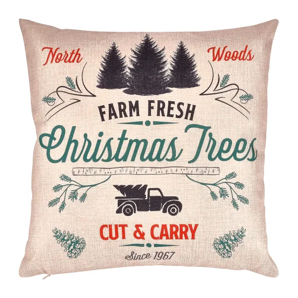 4Pcs Christmas Pillow Covers 7 4Pcs Christmas Pillow Covers - Image 5