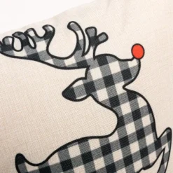 4pcs Black & White Plaid Pillow Cover Christmas -Christmas Decorations Store 4Pcs Christmas Plaid Pillow Cover 7 result 600x400 1