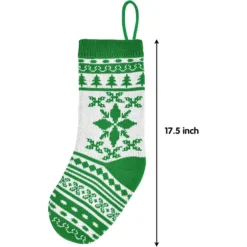 4 Pack Knit Christmas Stockings 18in 13 4 Pack Knit Christmas Stockings 18in -Christmas Decorations Store 4Pcs Christmas Stockings 18in 3