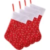 4Pcs Felt Christmas Stockings 15in -Christmas Decorations Store 4Pcs Felt Christmas Stockings 15in 1