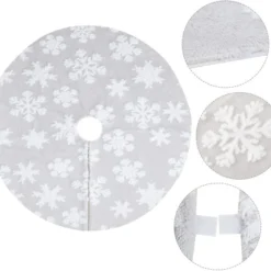 White Snowflake Christmas Tree Skirt 36in -Christmas Decorations Store 4 bb9c67b2 9c29 4e3d ab5b a0bfcabb631e 600x546 1
