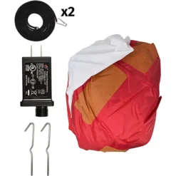 4ft Inflatable Rooftop Santa Claus Carry Gift Bag -Christmas Decorations Store 4ft Inflatable Rooftop Santa Claus Carry Gift Bag 3