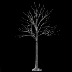 64 LED White Birch Tree Decoration With Lights 4ft -Christmas Decorations Store 4ft White Birch Tree Decoration with 64 LED Lights 2 result 600x600 1
