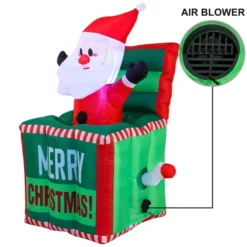 4ft Inflatable LED Santa In The Box 11 4ft Inflatable LED Santa In The Box -Christmas Decorations Store 4ftTall Inflatable Santa in The Box 4 result scaled 600x600 1