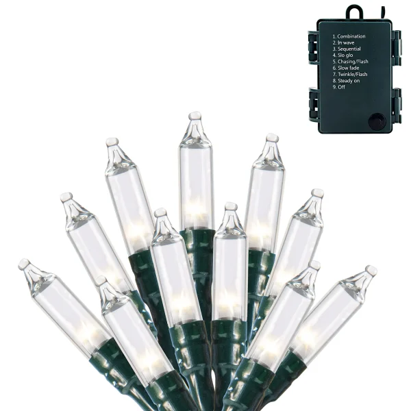 50 LED Clear White Led Christmas Lights 3 50 LED Clear White Led Christmas Lights