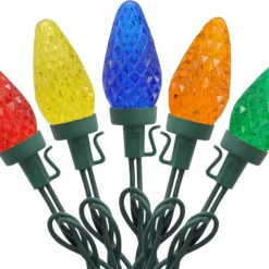 50 LED C9 Multicolor Christmas Light 26.25ft -Christmas Decorations Store 50 Count C9 Christmas Light Multicolor 3 result 600x481 1