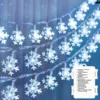 50 LED Cool White Snowflake String Lights 17.06ft -Christmas Decorations Store 50 Count LED Cool White Snowflake String Lights 1 result 600x600 1