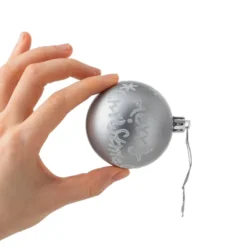 50Pcs Christmas Ornaments Silver & White -Christmas Decorations Store 50Pcs Christmas Ornaments Silver White 2 result 600x600 1