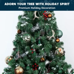 56pcs Green And Gold Assorted Christmas Ornament Sets -Christmas Decorations Store 56pcs Green and Gold Assorted Christmas Ornament Sets 3 600x600 1