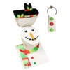 5pcs Snowman Bathroom Decor Set 2 5pcs Snowman Bathroom Decor Set -Christmas Decorations Store 5Pcs Christmas Snowman Theme Bathroom Decoration Set result 600x600 1