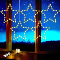 5pcs LED Christmas Window Star Lights 12in -Christmas Decorations Store 5Pcs LED Christmas Window Star Lights 12in 1 600x600 1