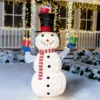 Collapsible LED Light Up Snowman Decoration 5ft -Christmas Decorations Store 5ft 160 LED Collapsible Snowman Yard Light 5 600x600 1