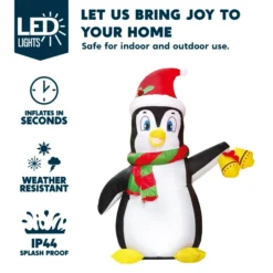 5ft LED Inflatable Penguin Christmas Decoration 10 5ft LED Inflatable Penguin Christmas Decoration -Christmas Decorations Store 5ft LED Inflatable Penguin Christmas Decoration 3 600x600 1