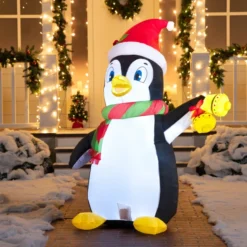 5ft LED Inflatable Penguin Christmas Decoration 11 5ft LED Inflatable Penguin Christmas Decoration -Christmas Decorations Store 5ft LED Inflatable Penguin Christmas Decoration 4 600x600 1