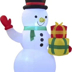 5ft LED Inflatable Snowman Christmas Decoration 9 5ft LED Inflatable Snowman Christmas Decoration -Christmas Decorations Store 5ft LED Inflatable Snowman Christmas Decoration 2 result 600x820 1