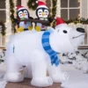 6.5ft Large Christmas Polar Bear Inflatable Decoration 2 6.5ft Large Christmas Polar Bear Inflatable Decoration -Christmas Decorations Store 6.5ft Large Christmas Polar Bear Inflatable Decoration 5 600x600 1