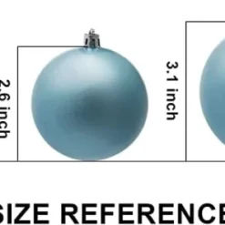 60pcs Blue And White Christmas Ball Ornaments 11 60pcs Blue And White Christmas Ball Ornaments -Christmas Decorations Store 60Pcs Christmas Assorted Ornaments with a Star Tree Topper 3 600x295 1